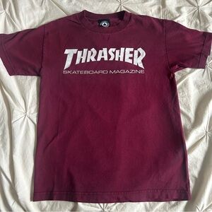 Thrasher Womens Small Maroon T-Shirt